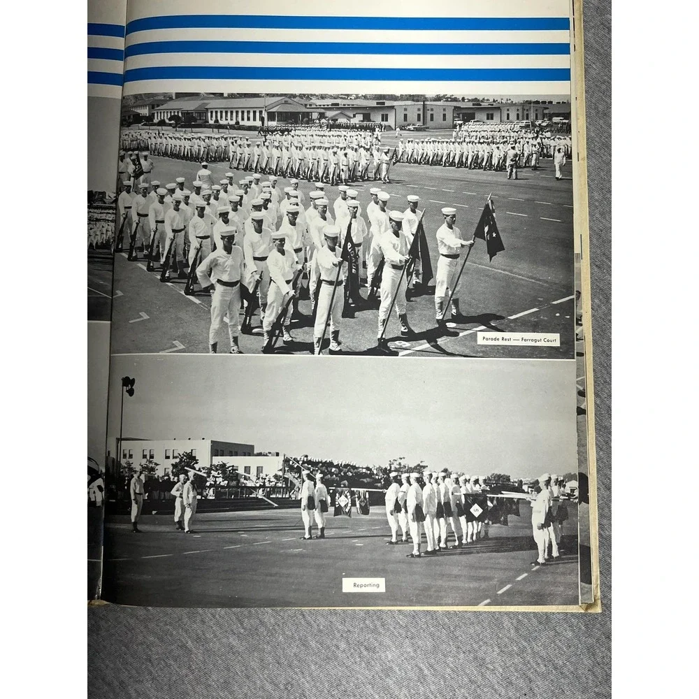 Vintage The‎ Anchor U.S. Naval Training Center Yearbook San Diego Jostens Book